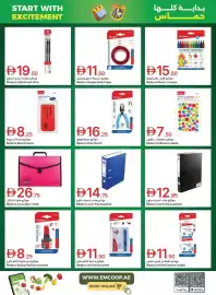 Emirates Co-op catalogue Page 19: Motarro paint brush 3pcs €19,50, Motarro double sided tape €11,50