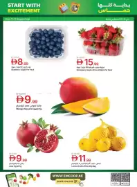 Emirates Co-op catalogue Page 2: Blueberry €8,99, Strawberry south africa €15,99