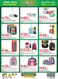 Emirates Co-op catalogue Page 31: Top easy large 8 shaped rotating mop w/ bucket €79,99