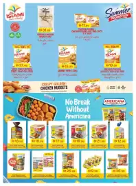 Emirates Co-op catalogue Page 6: Tender chicken breast €31,99, Chicken franks hot and spicy €11,99