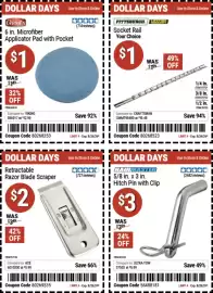 Harbor Freight Tools weekly ad Page 2: Retractable Razor Blade Scraper €2,00