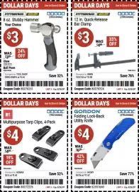 Harbor Freight Tools weekly ad Page 6: Pittsburgh 8 oz. Stubby Hammer Your Choice €3,00
