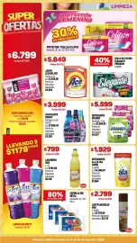 Catálogo Makro semana 33 Página 14: Granby detergente €5.599,00, M&K lavandina €799,00