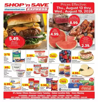 Shop 'n Save (valid until 19-08)