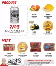 Woodman's weekly ad week 33 Page 2: Bar-S Hot Dogs €0,99, Johnsonville Brats €4,99