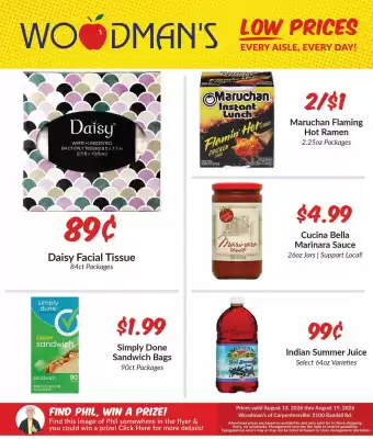 Woodman's (valid until 19-08)
