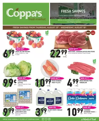 Coppa's Fresh Market (valid until 19-08)
