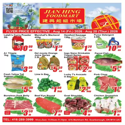 Jian Hing Supermarket flyer (valid until 20-08)