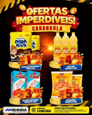 Folheto Miranda Supermercados (válido até 15-08)