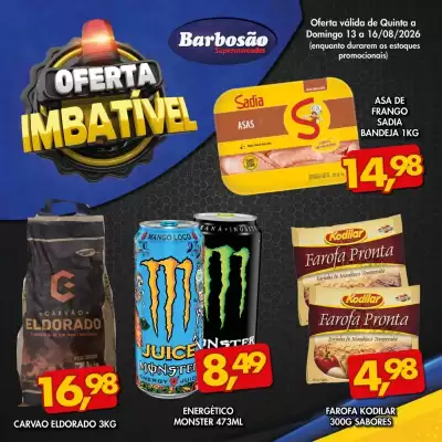 Barbosão Extra (válido até 16-08)