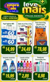 Folheto Compre Bem Página 6: Sabão em pó Omo €24,49, Ração special dog, pequeno porte, sabor carne €78,98