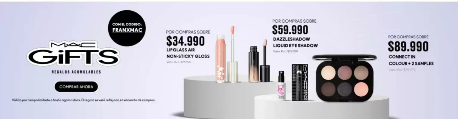 MAC Cosmetics (válido hasta 30-08)