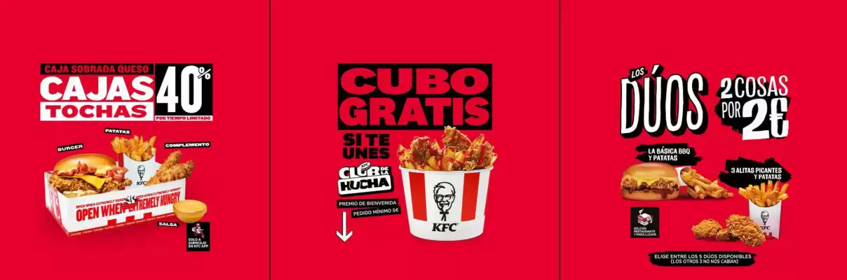 KFC (válido hasta el 26-08)