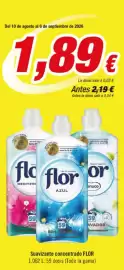 Folleto Aquabel Perfumerías Página 14: Flor - suavizante concentrado €1,89