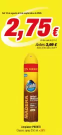 Folleto Aquabel Perfumerías Página 23: Pronto - limpiador €2,75