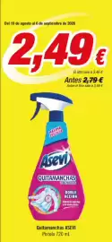 Folleto Aquabel Perfumerías Página 25: Asevi - quitamanchas €2,49
