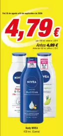 Folleto Aquabel Perfumerías Página 4: Nivea - body €4,79