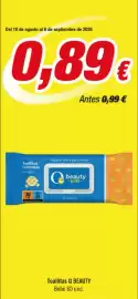 Folleto Aquabel Perfumerías Página 6: Bebé - toallitas €0,89