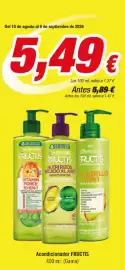 Folleto Aquabel Perfumerías Página 8: Fructis - acondicionador €5,49