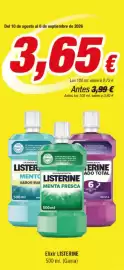 Folleto Aquabel Perfumerías Página 9: Listerine - eir €3,65