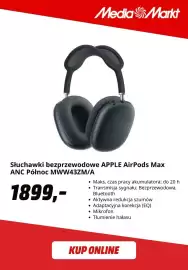 Media Markt gazetka Strona 8: Słuchawki bezprzewodowe Apple AirPods Max Anc Północ €1.899,00