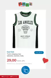 Smyk gazetka Strona 4: T-shirt chłopięcy bez rękawów Cool Club oversize biały €29,00