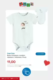 Smyk gazetka Strona 6: Body chłopięce z krótkim rękawem Cool Club niebieskie Pucio €11,00
