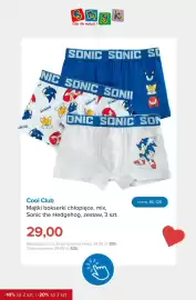 Smyk gazetka Strona 9: Majtki bokserki chłopięce Cool Club Sonic the Hedgehog 3-pak €29,00