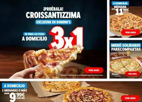 Domino's Pizza (válido hasta el 26-08)