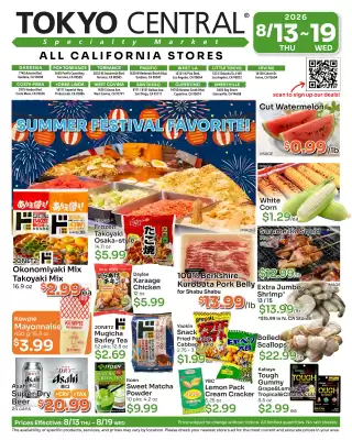 Tokyo Central Specialty Market (valid until 19-08)