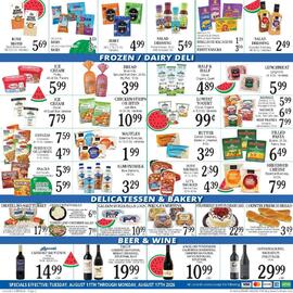 Lunardis weekly ad Page 4: Nikola's Muffins €7,99, Evergood sausage €5,99