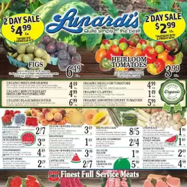 Lunardis weekly ad Page 1