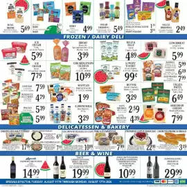 Lunardis weekly ad Page 4: Nikola's Muffins €7,99, Evergood sausage €5,99