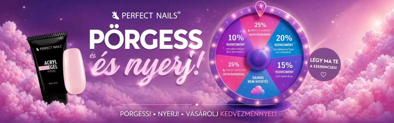 Perfect Nails akciós újság (érvényes eddig: 19-08)