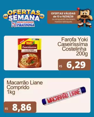 Mercadinho Piratininga (válido até 19-08)