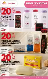 Catálogo Woolworth Página 5: Maja - talco €43,92, Grisi - jabón €23,92