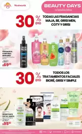 Catálogo Woolworth Página 7: Grisi - fragancia corporal men €69,23, Simple - hidratante facial €95,13