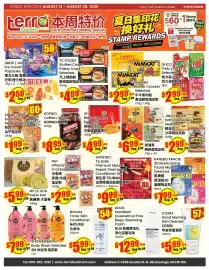 Terra Foodmart flyer week 33 Page 1