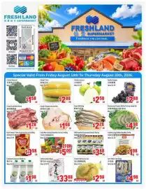 FreshLand Supermarket flyer week 33 Page 1