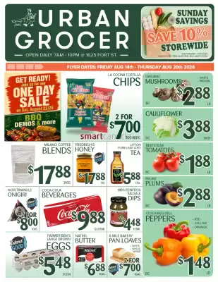 Urban Grocer flyer (valid until 20-08)
