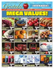 Gristedes circular week 33 Page 1: San paolo cookies €6,59, Fresh, Grade A Chicken Breast Tenderloins €3,49