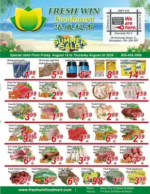Fresh Win Foodmart flyer (valid until 20-08)