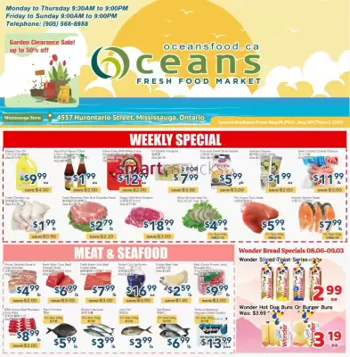 Oceans Fresh Food Market flyer (valid until 20-08)