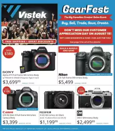 Vistek flyer Page 1