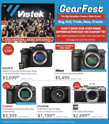 Vistek flyer