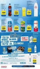 Tesco akciós újság hét 33 Oldal 28: Kalinka vodka vagy Kalinka Citrus vodka €2.999,00, Pepsi szénsavas üdítőital €359,00