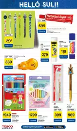 Tesco akciós újság hét 33 Oldal 32: UHU hibajavító szalag €839,00, Nebulo Ragasztóstift €119,00