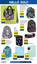 Tesco akciós újság hét 33 Oldal 34: Ars Una tornazsák €1.999,00, Teknős hátizsák €10.990,00