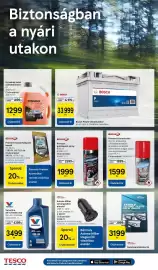 Tesco akciós újság hét 33 Oldal 38: Dynamax nano szélvédőmosó €1.299,00, Bosch Power akkumulátor €33.999,00