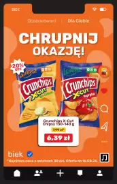 Biedronka gazetka Strona 14: Crunchips X-Cut Chipsy 130-140 g €6,39